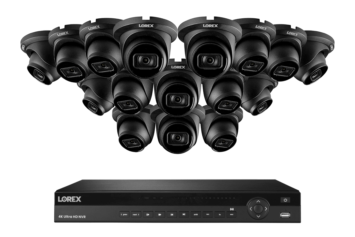 Lorex 4K (16 Camera Capable) 4TB Wired NVR System with Nocturnal 3 Sma