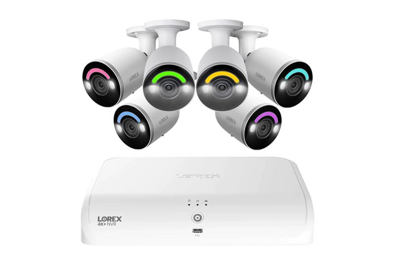 Lorex Fusion Series 4K+ 16 Channel (8 Wired + 8 Fusion Wi-Fi) 2TB Wired System with H12 Wired 4K IP Bullet Cameras - 6