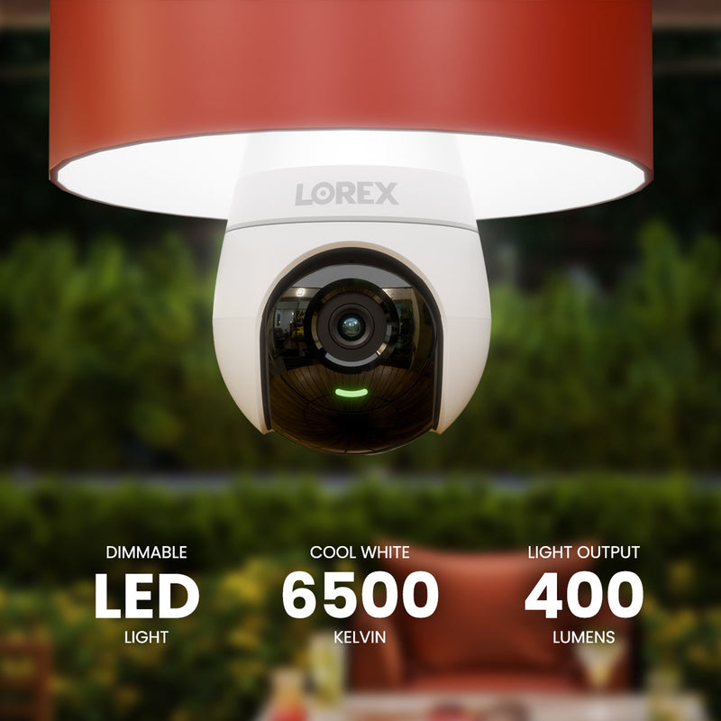 Lorex 2K Wi-Fi Smart Lightbulb Camera (2-Pack)