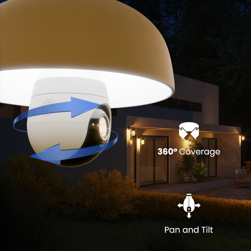 Lorex 2K Wi-Fi Smart Lightbulb Camera (2-Pack)