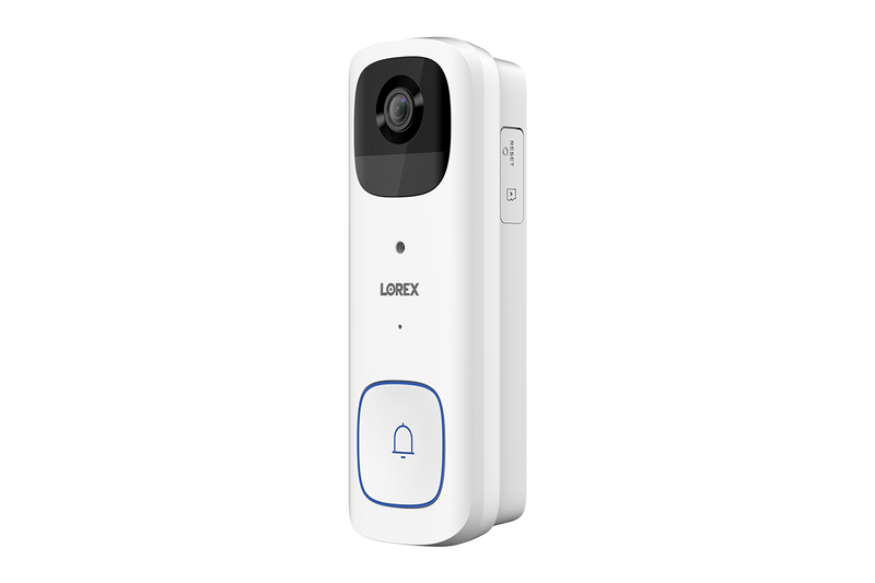 Lorex 2K Battery Video Doorbell with Wi-Fi Chimebox