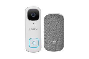 Lorex 2K Wired Video Doorbell with Wi-Fi Chime Kit