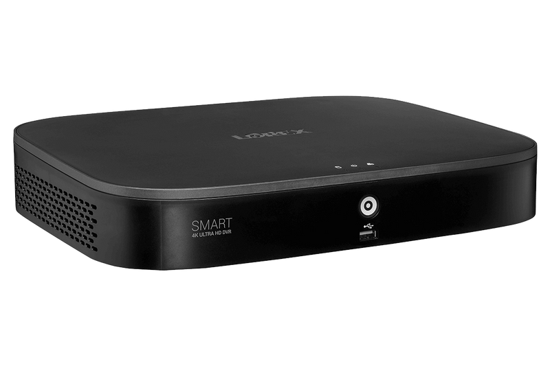 4K Ultra HD 8 Channel Digital Video Recorder with Smart Motion Detection and Smart Home Voice Control