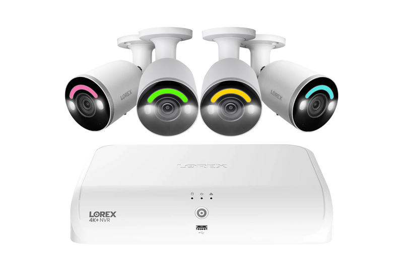 Lorex Fusion Series 4K+ 16 Channel (8 Wired + 8 Fusion Wi-Fi) 2TB Wired System with H12 Wired 4K IP Bullet Cameras - 4