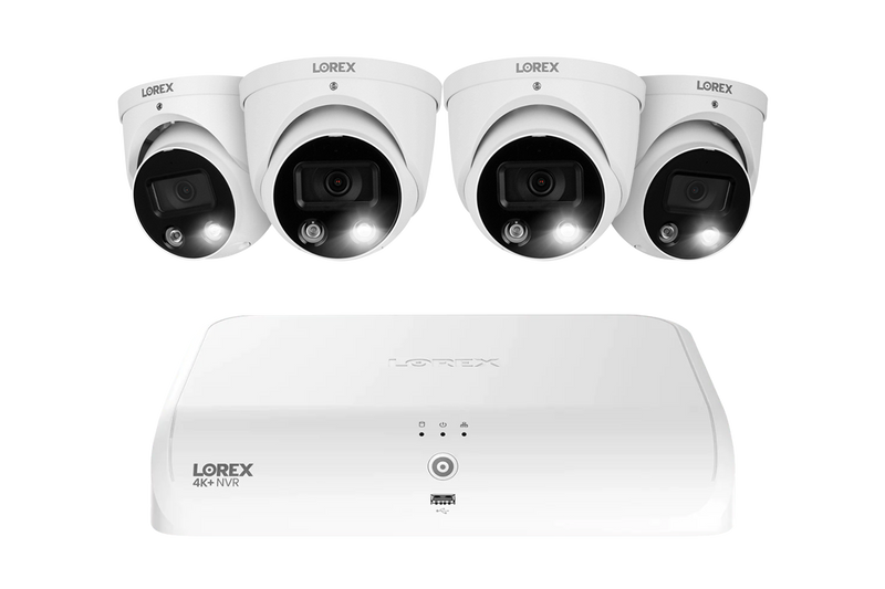 Lorex Fusion Series 4K+ 16 Channel (8 Wired + 8 Fusion Wi-Fi) 2TB Wired System with H13 Wired 4K IP Dome Cameras - 4