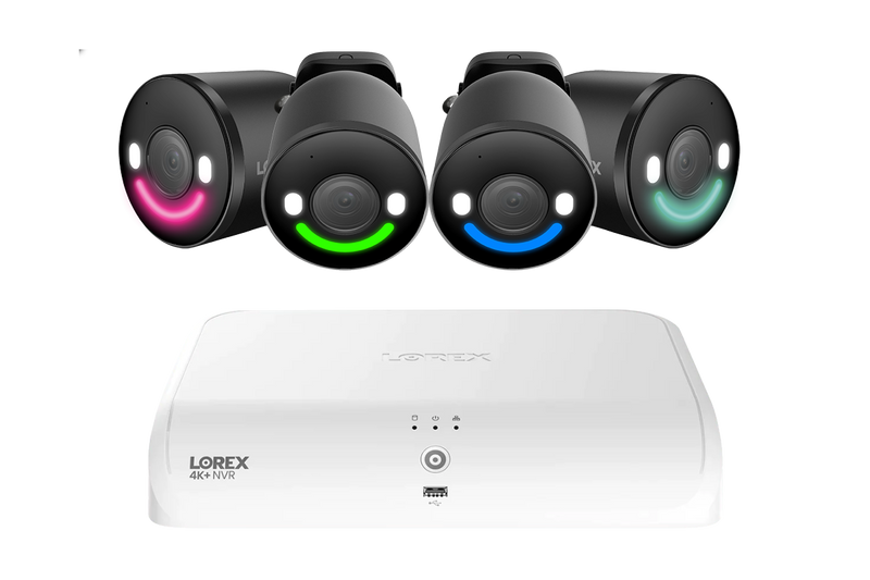 Lorex Fusion Series 4K+ 16 Channel (8 Wired + 8 Fusion Wi-Fi) 2TB Wired System with Spotlight Indoor/Outdoor Cameras - Black 4