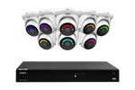 Lorex Fusion Series 4K 16 Camera Capable (Wired or Fusion Wi-Fi) 4TB Wired NVR System with Wired 4K IP Bullet Cameras