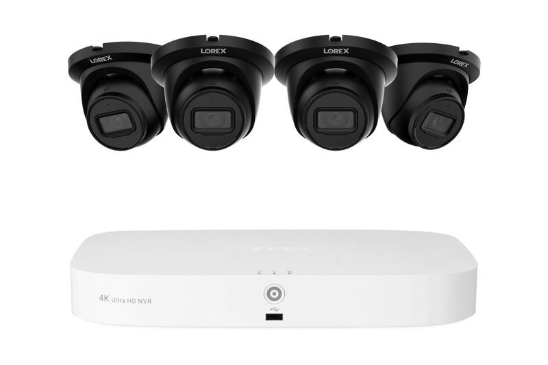 Lorex Fusion Series 4K 16 Camera Capable (8 Wired + 8 Fusion Wi-Fi) 2TB Wired NVR System with 4MP (2K) A4 IP Turret Cameras