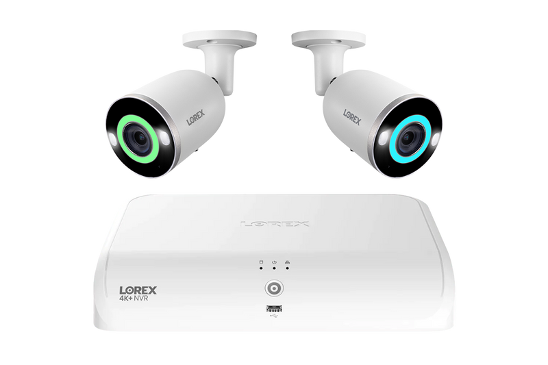 Lorex Fusion Series 4K 16 Camera Capable (8 Wired + 8 Fusion Wi-Fi) 2TB Wired System with H16 IP Bullet Cameras