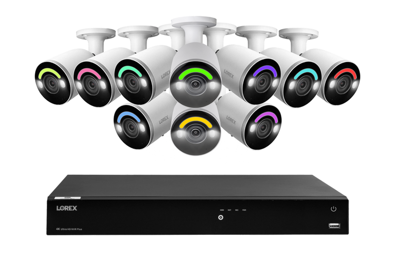 Lorex Fusion Series 4K 16 Camera Capable (Wired or Fusion Wi-Fi) 4TB Wired NVR System with Wired 4K IP Bullet Cameras - 10