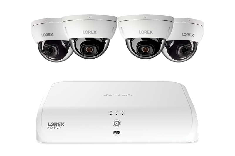 Lorex Fusion Series 4K+ 16 Channel (8 Wired + 8 Fusion Wi-Fi) 2TB Wired System with A14 Wired 2K IP Dome Cameras - White 4