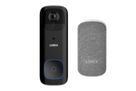 Lorex 2K Wi-Fi Video Doorbell (Battery-Operated) with Wi-Fi Chimebox (32GB)