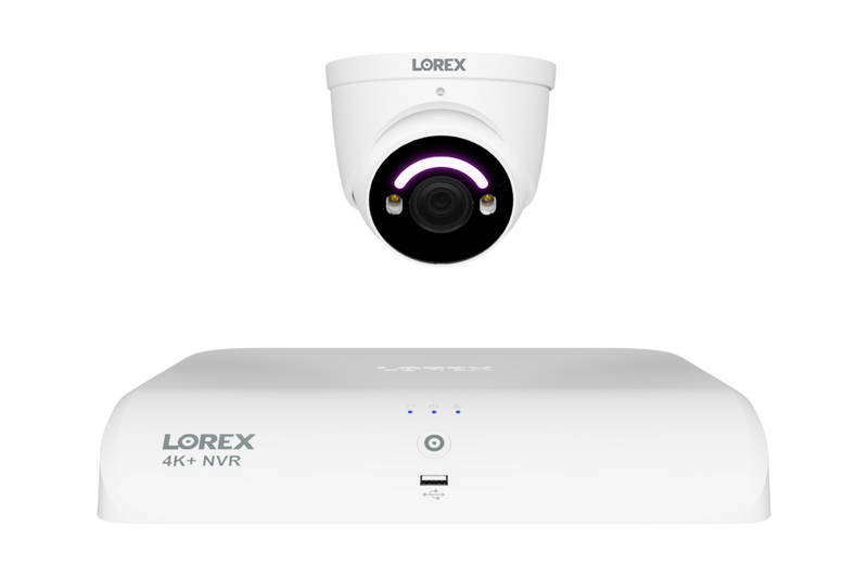 4K+ (12MP) IP Security Cameras with 16-Channel (8 Wired, 8 Wi-Fi) Fusion Recorder