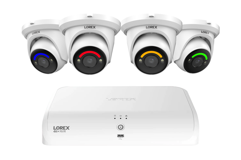 Lorex Fusion Series 4K+ 16 Channel (8 Wired + 8 Fusion Wi-Fi) 2TB Wired System with H12 Wired 4K IP Bullet Cameras - 4