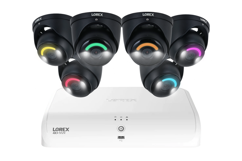 Lorex Fusion Series 4K+ 16 Channel (8 Wired + 8 Fusion Wi-Fi) 2TB Wired System with H16 Wired 4K IP Dome Cameras - Black 6