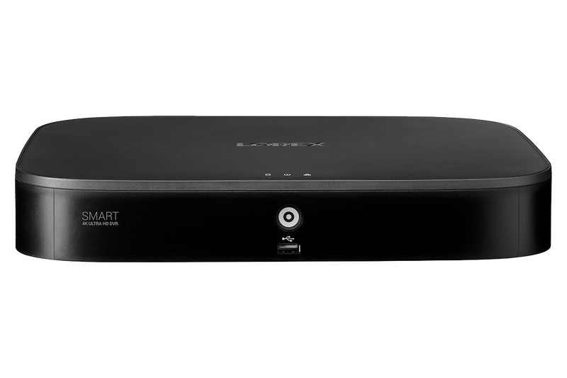 4K Ultra HD 8 Channel Digital Video Recorder with Smart Motion Detection and Smart Home Voice Control