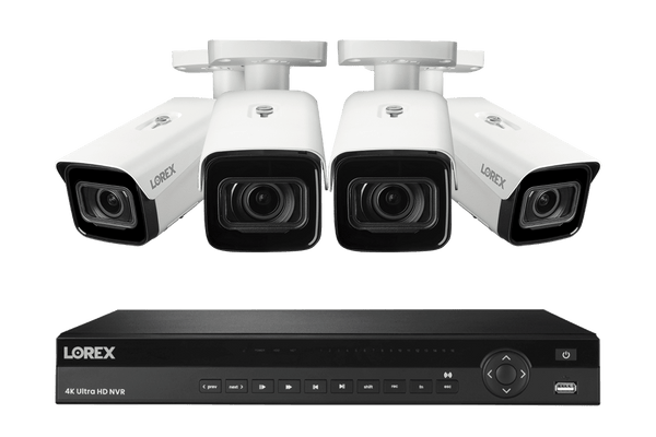 Lorex Elite Series NVR with N4 (Nocturnal Series) IP Bullet Cameras - 4K 16-Channel 4TB Wired System