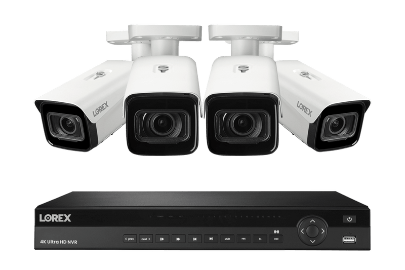 Lorex Elite Series NVR with N4 (Nocturnal Series) IP Bullet Cameras - 4K 16-Channel 4TB Wired System