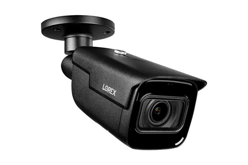 Lorex 4K (32 Camera Capable) 8TB Wired NVR System with Nocturnal 3 Smart IP Bullet Cameras Featuring Motorized Varifocal Lens and 30FPS Recording