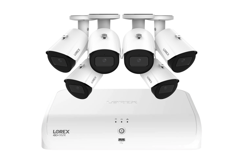 Lorex Fusion Series 4K 16 Camera Capable (8 Wired + 8 Fusion Wi-Fi) 2TB Wired System with A14 IP Bullet Cameras - White 6