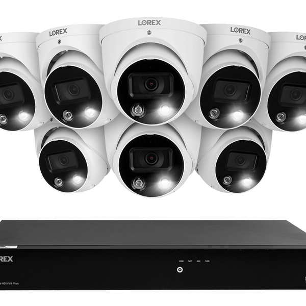 Lorex Fusion 4K (16 Camera Capable) 4TB Wired NVR System with Dome Cam