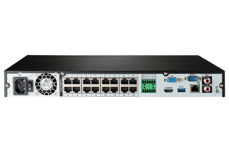 16-Channel 4K Fusion Series Network Video Recorder with Smart Motion Detection and Voice Control - Lorex Technology Inc.