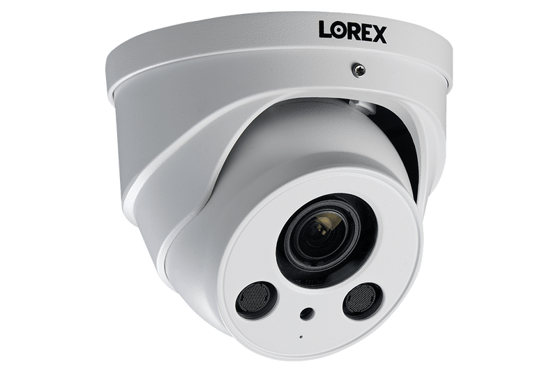 4K Nocturnal IP NVR System with Four 4K (8MP) Motorized Varifocal Zoom Lens Audio Dome Cameras - Lorex Technology Inc.