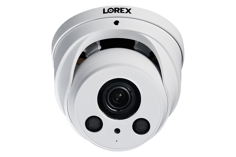 4K Nocturnal IP NVR System with Four 4K (8MP) Motorized Varifocal Zoom Lens Audio Dome Cameras - Lorex Technology Inc.