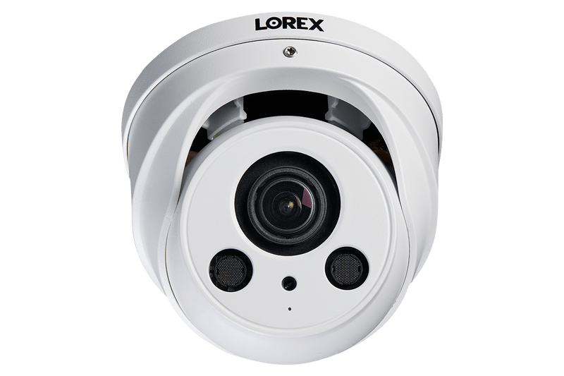 4K Nocturnal IP NVR System with Four 4K (8MP) Motorized Varifocal Zoom Lens Audio Dome Cameras - Lorex Technology Inc.