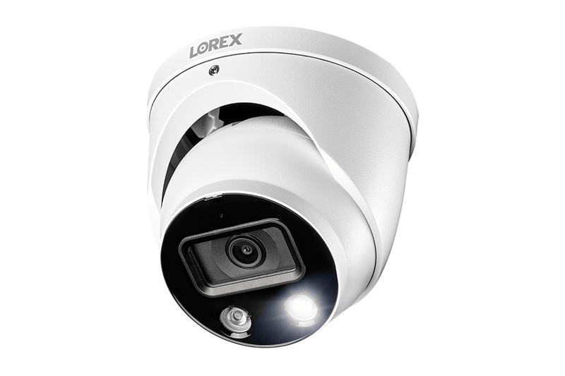 8-Channel 4K Fusion NVR System with Smart Deterrence Dome Cameras - Lorex Technology Inc.