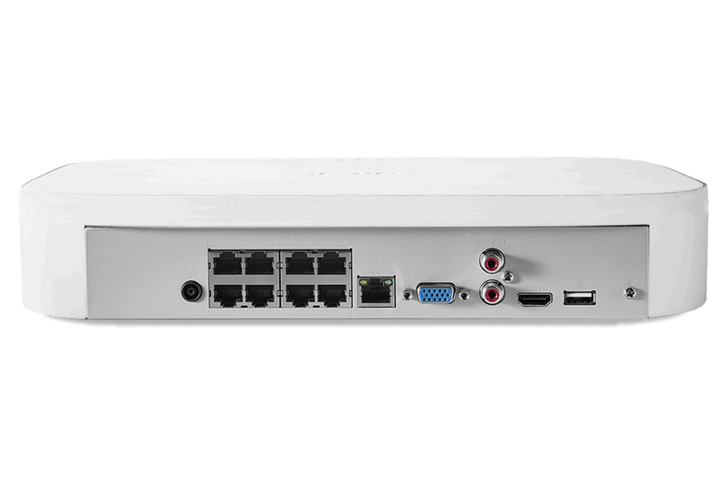 Lorex 4K 8-Channel 2TB Wired NVR System with 4 Cameras - Lorex Technology Inc.