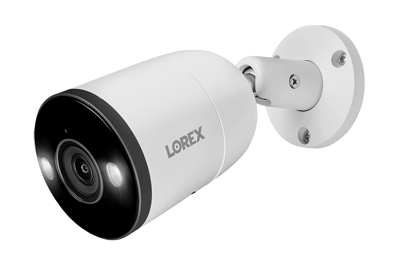 Lorex Fusion 4K 16-Camera Capable (8 Wired + 8 Wi-Fi) 2TB NVR System with 4 Bullet Cameras Featuring Smart Deterrence and 2-Way Audio - Lorex Technology Inc.