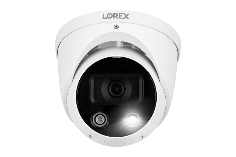 Lorex Fusion 4K 8-Channel 2TB Wired NVR System with 4 Dome Cameras + 2K Wi-Fi Video Doorbell and Smart Sensor Kit - Lorex Technology Inc.